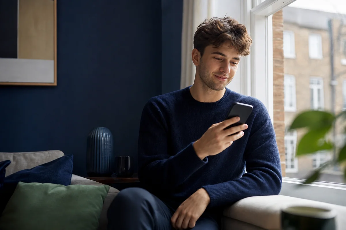 UK renter reading landlord reviews before signing a tenancy